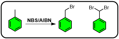 NBS/BPO(AIBN)烷基上两个溴怎么办？加点这个廉价试剂，轻松解决问题~